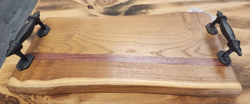 Serving Tray (Osage Orange/Purpleheart)