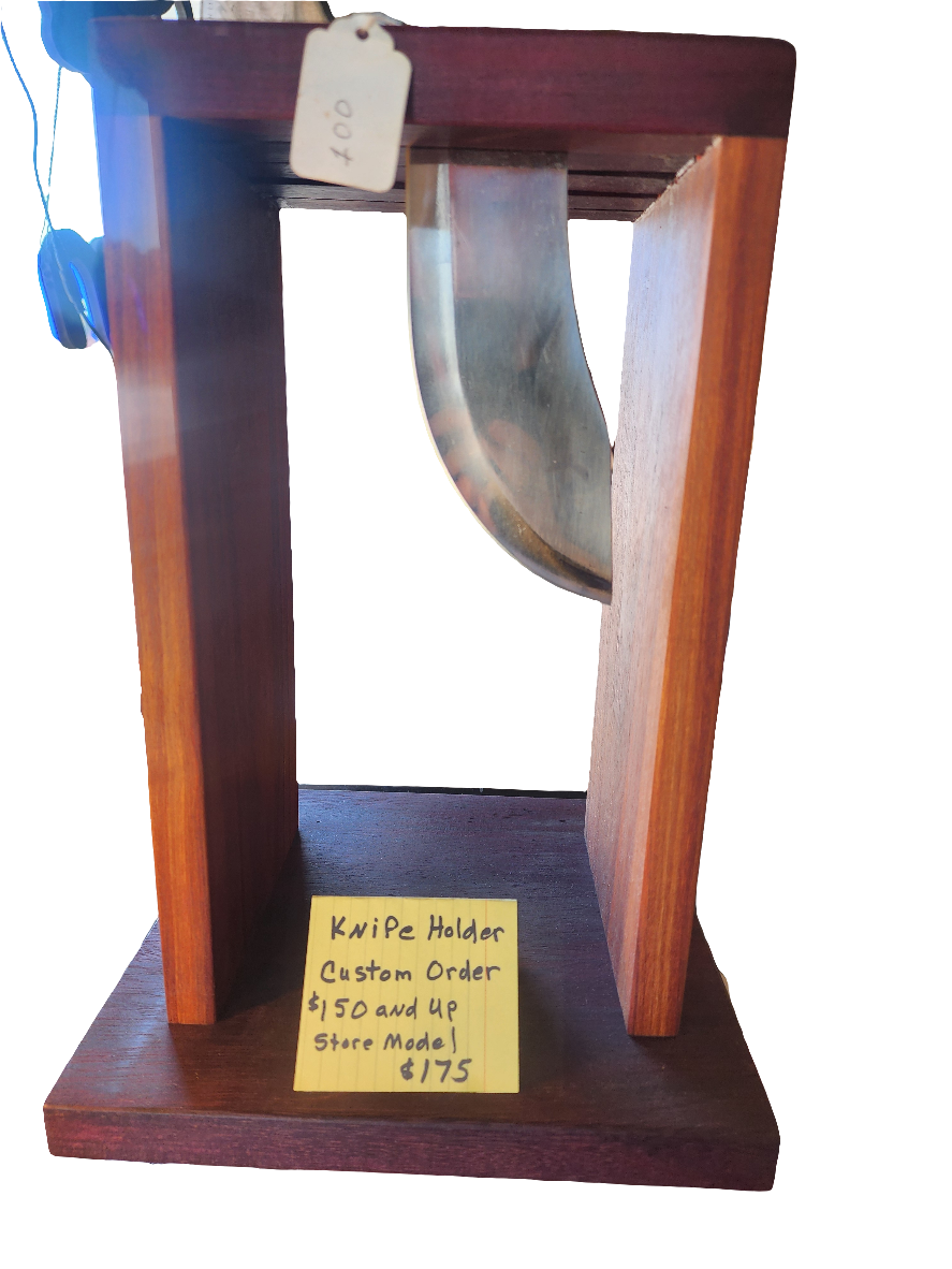 Knife Holder (Purpleheart/Canary)