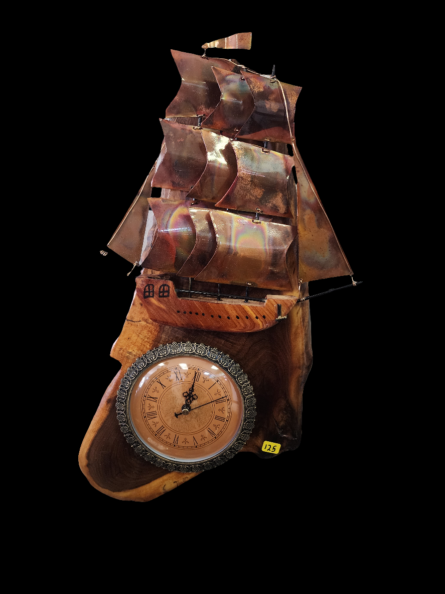Clock Patina Ship (wall)