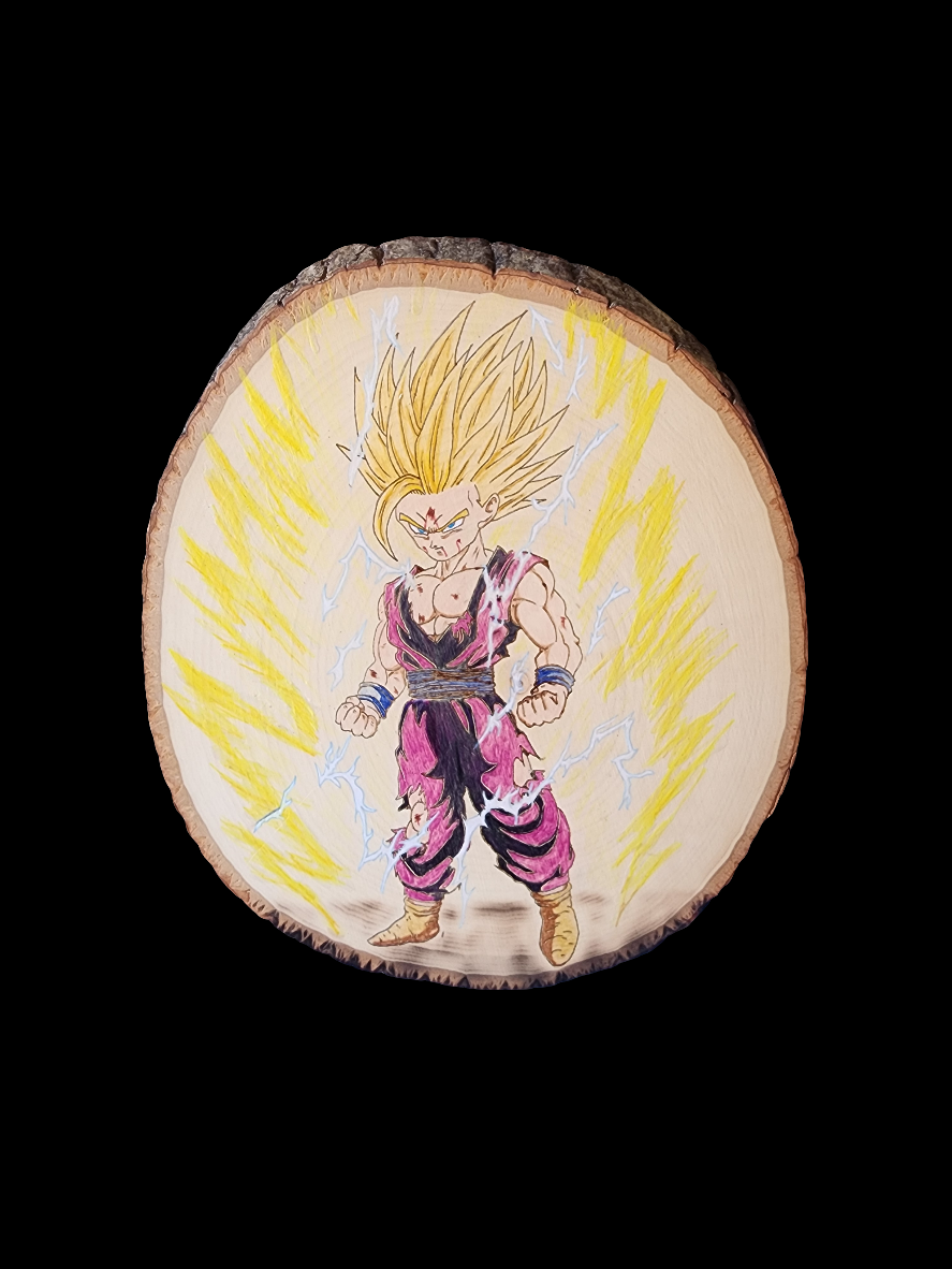 Woodburn Art DragonBall Z Gohan (glow-in-the-dark)