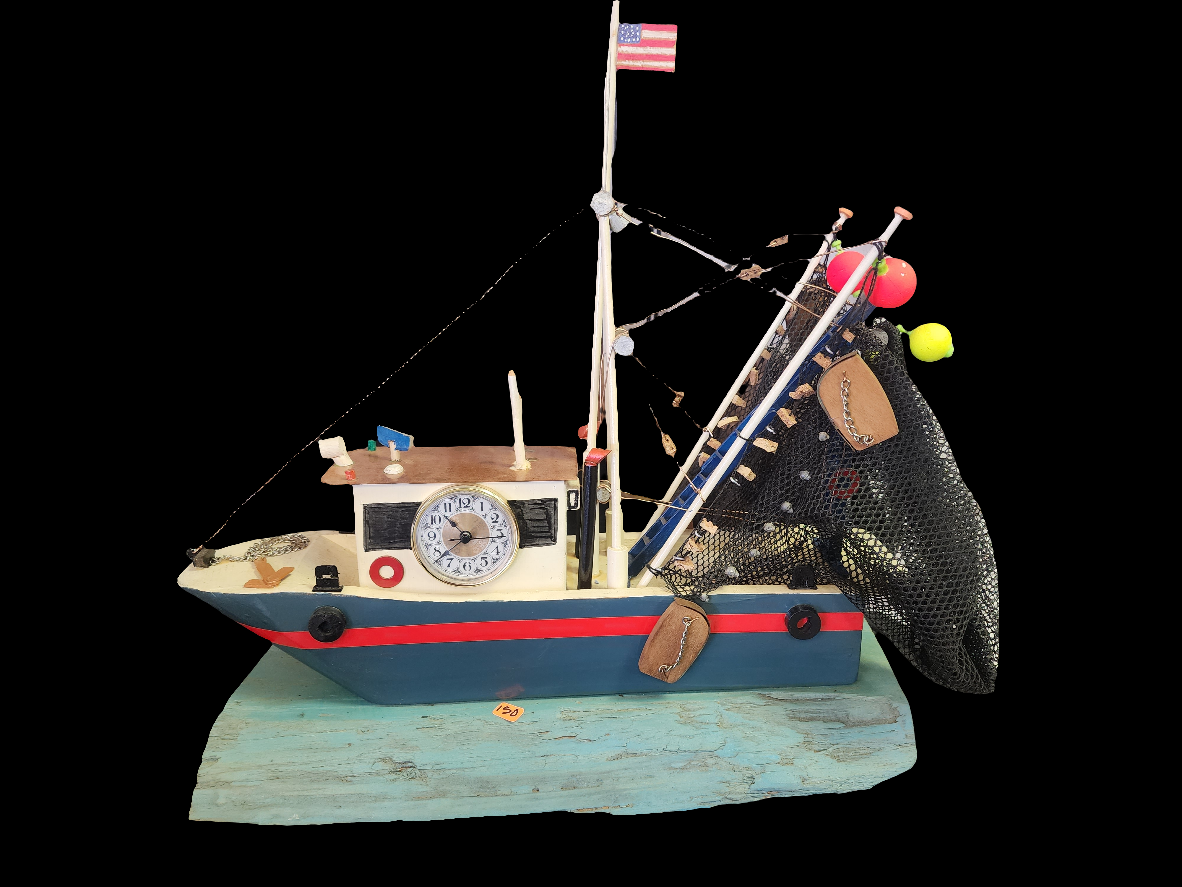 Clock Fishing Troller (shelf)