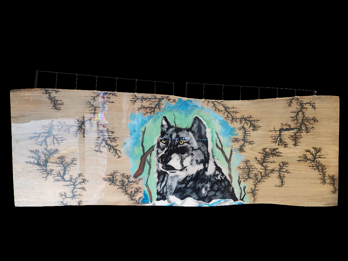 Woodburn Art Wolf (Hanging Art)