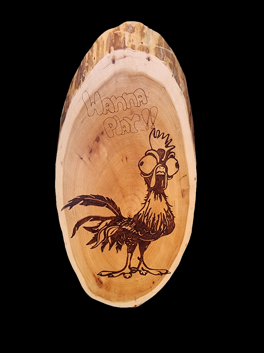 Woodburn Art Wanna Play Chicken