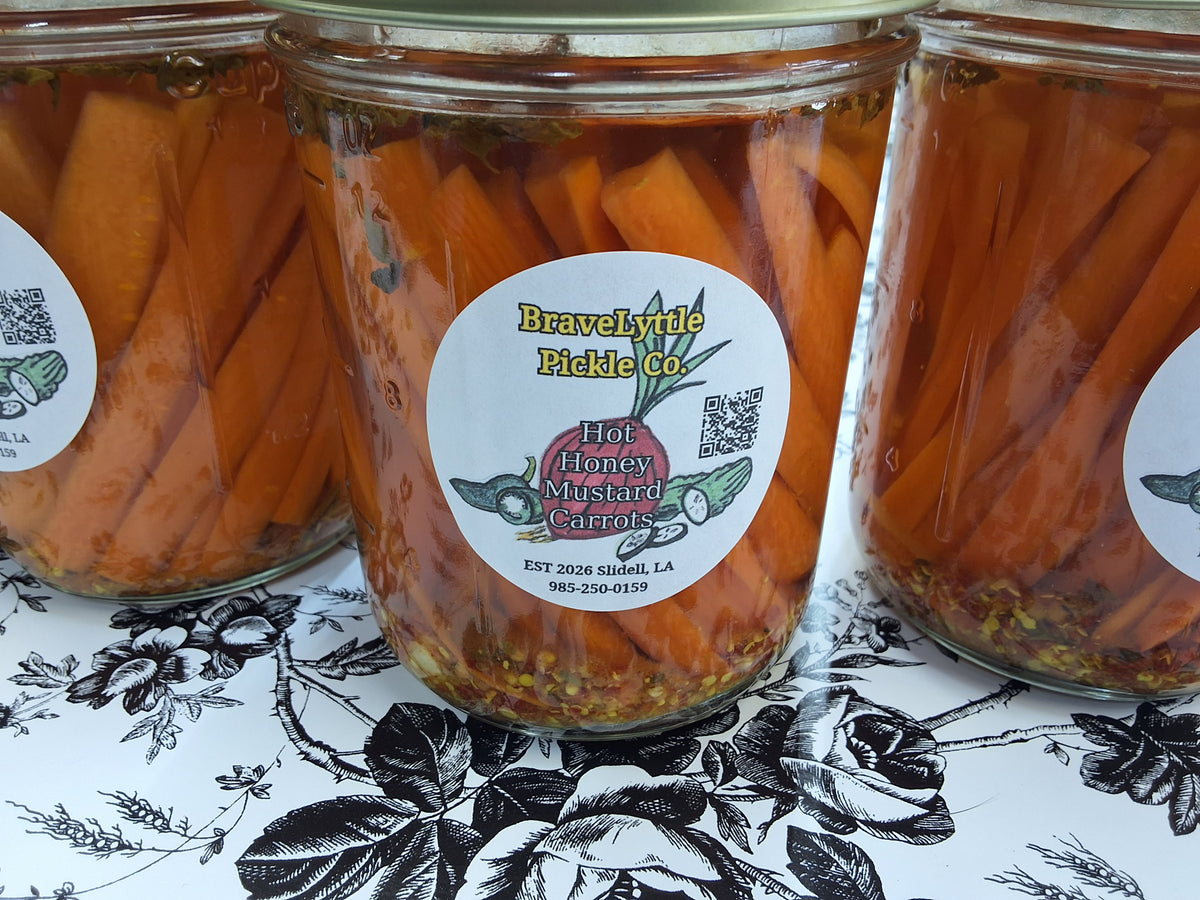 Hot Honey Mustard Carrots