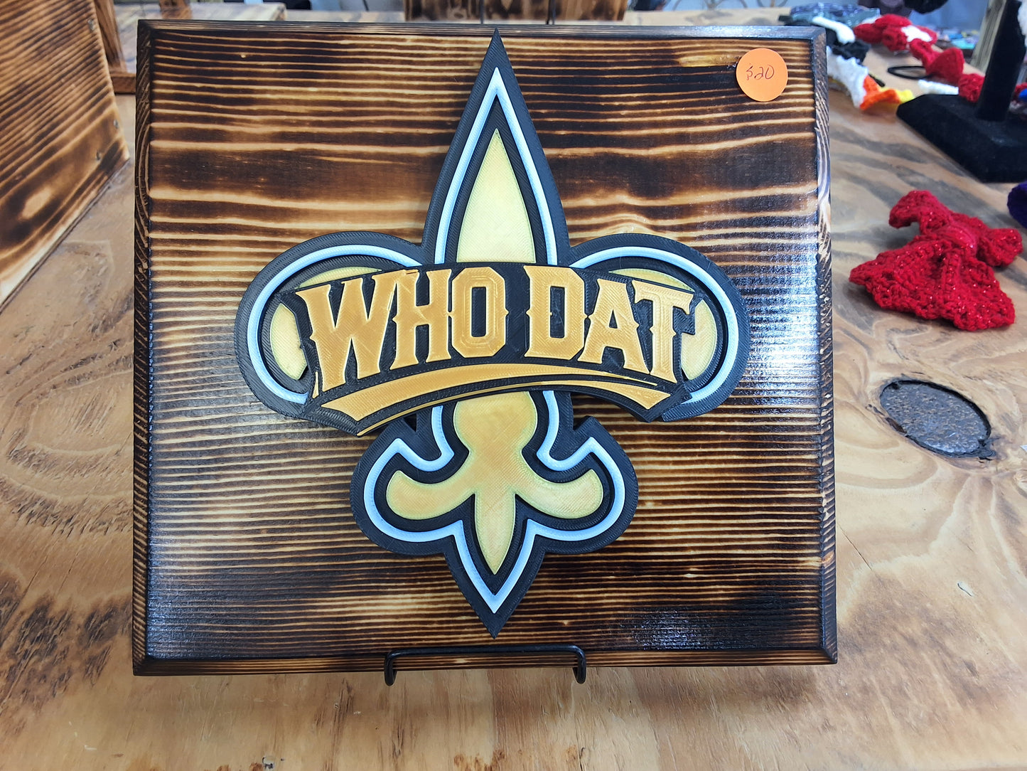 Who Dat Plaque