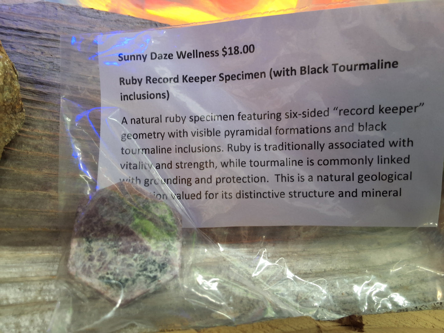 Ruby Specimen