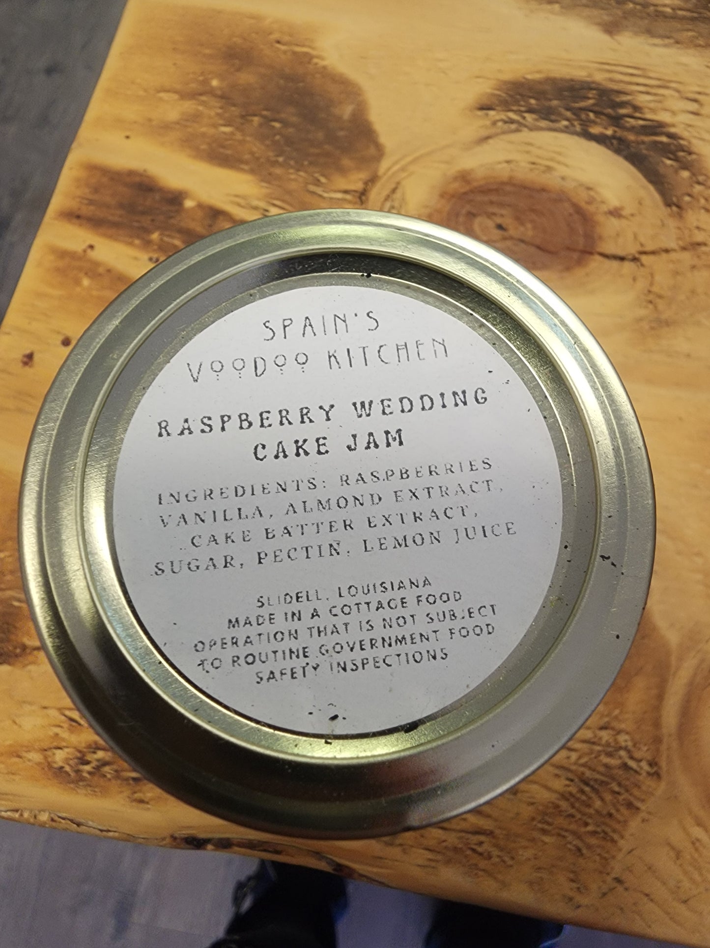 Raspberry Wedding Cake Jam