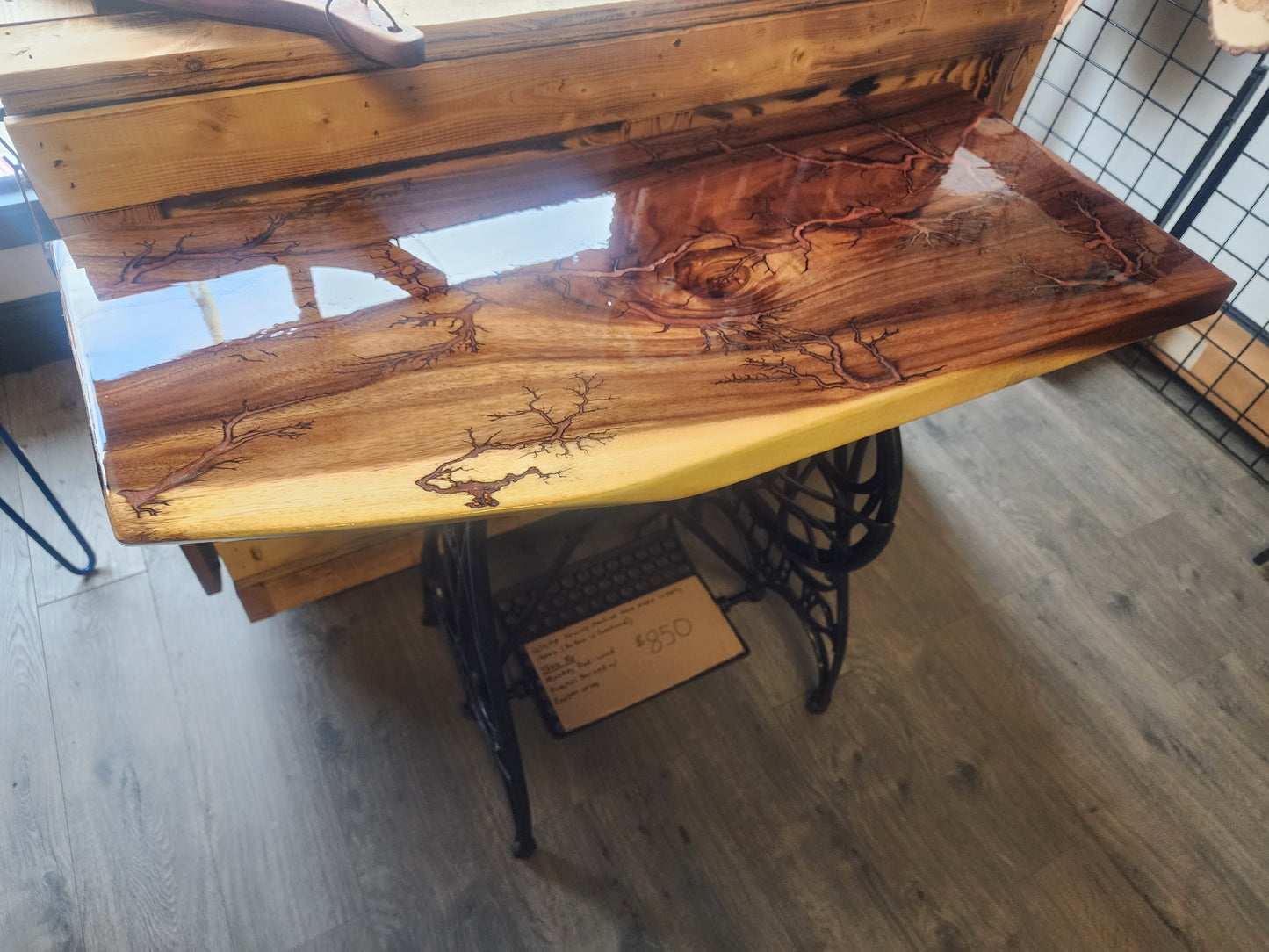 Table Antique Sewing Machine