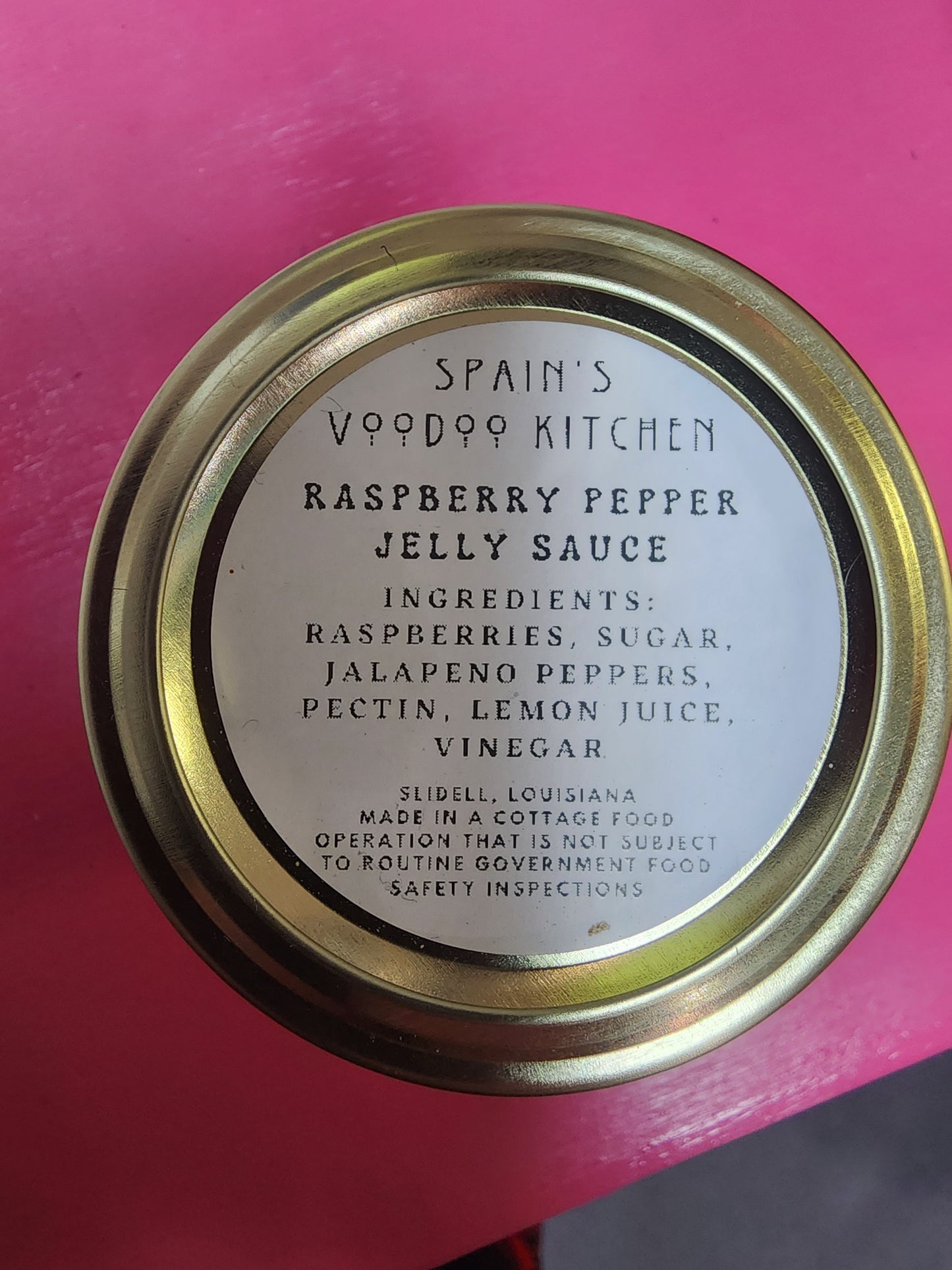 Raspberry Pepper Jelly Sauce