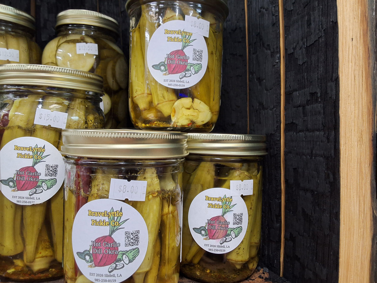 Hot Garlic Dill Okra