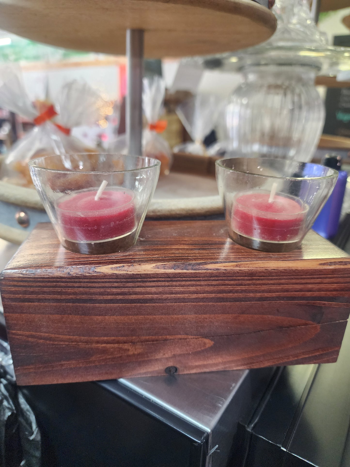 Double Votive Candle Holder