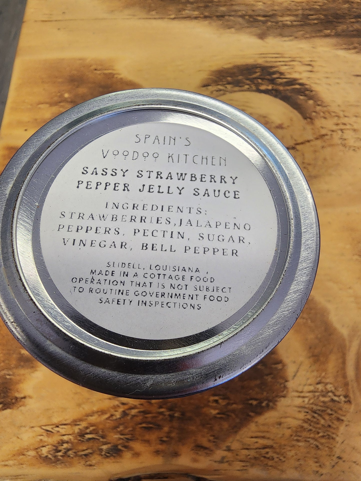 Sassy Strawberry Pepper Jelly Sauce