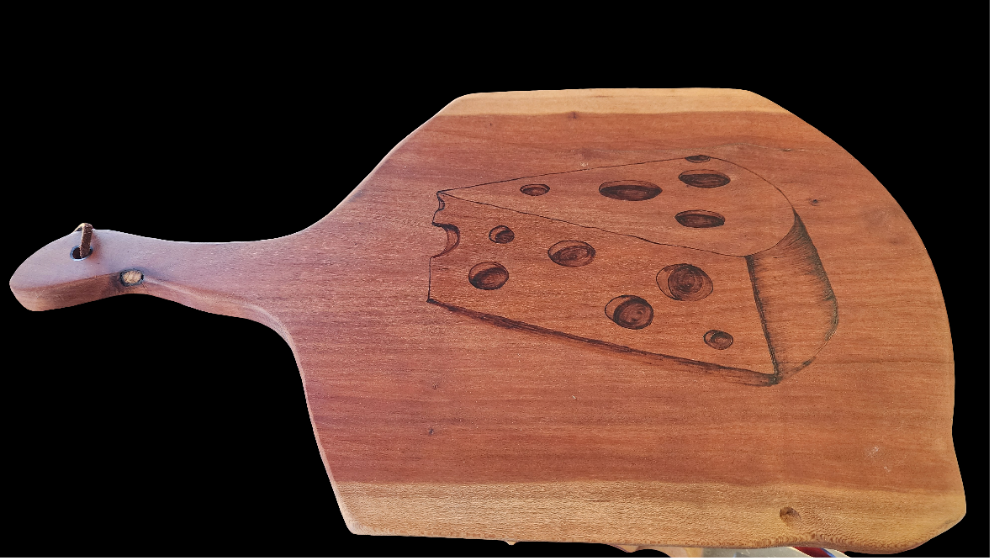 Cutting Board "Cheese" Paddle (Cherry)