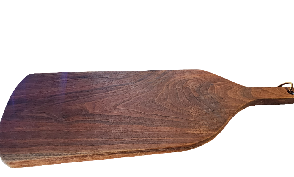 Cutting Board Small Walnut Paddle