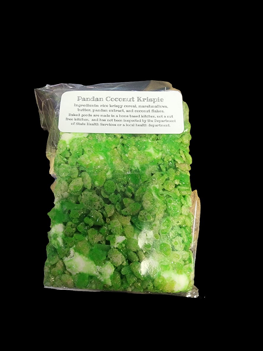 Pandan Coconut Krispie