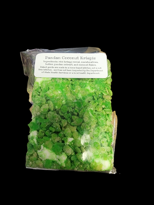 Pandan Coconut Krispie