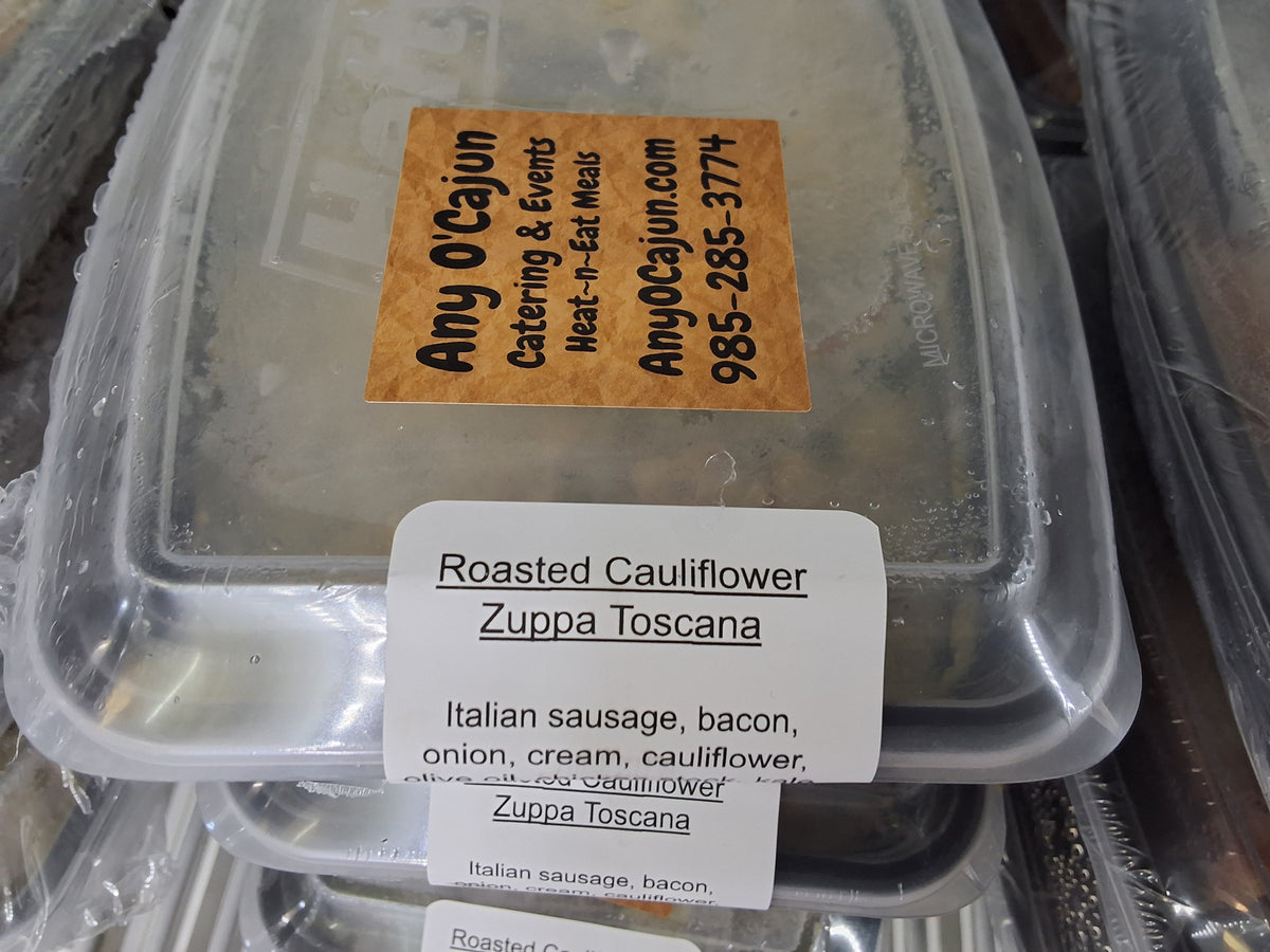 Roasted Cauliflower Zuppa Toscana