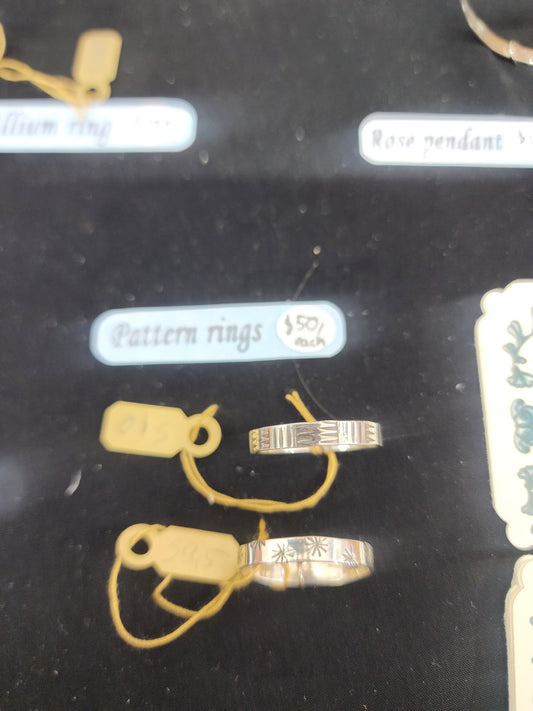 Pattern Rings
