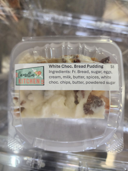 White Chocolate Bread Pudding