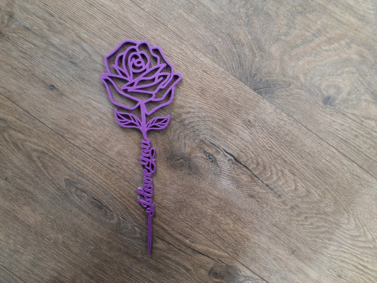 Stake roses