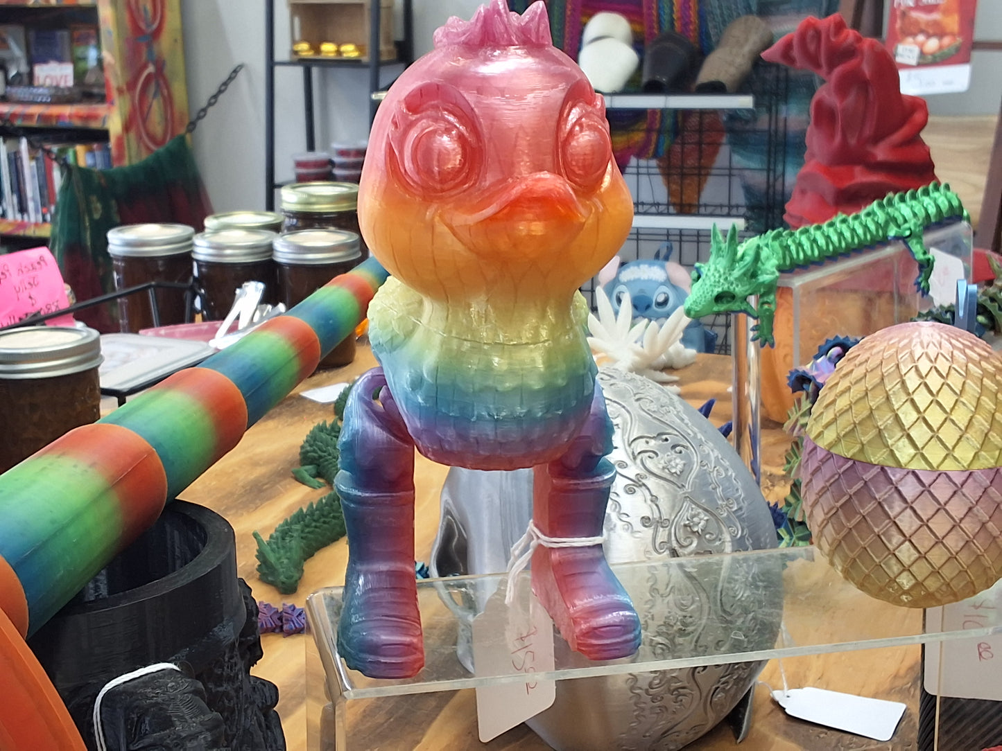 Rainbow duck