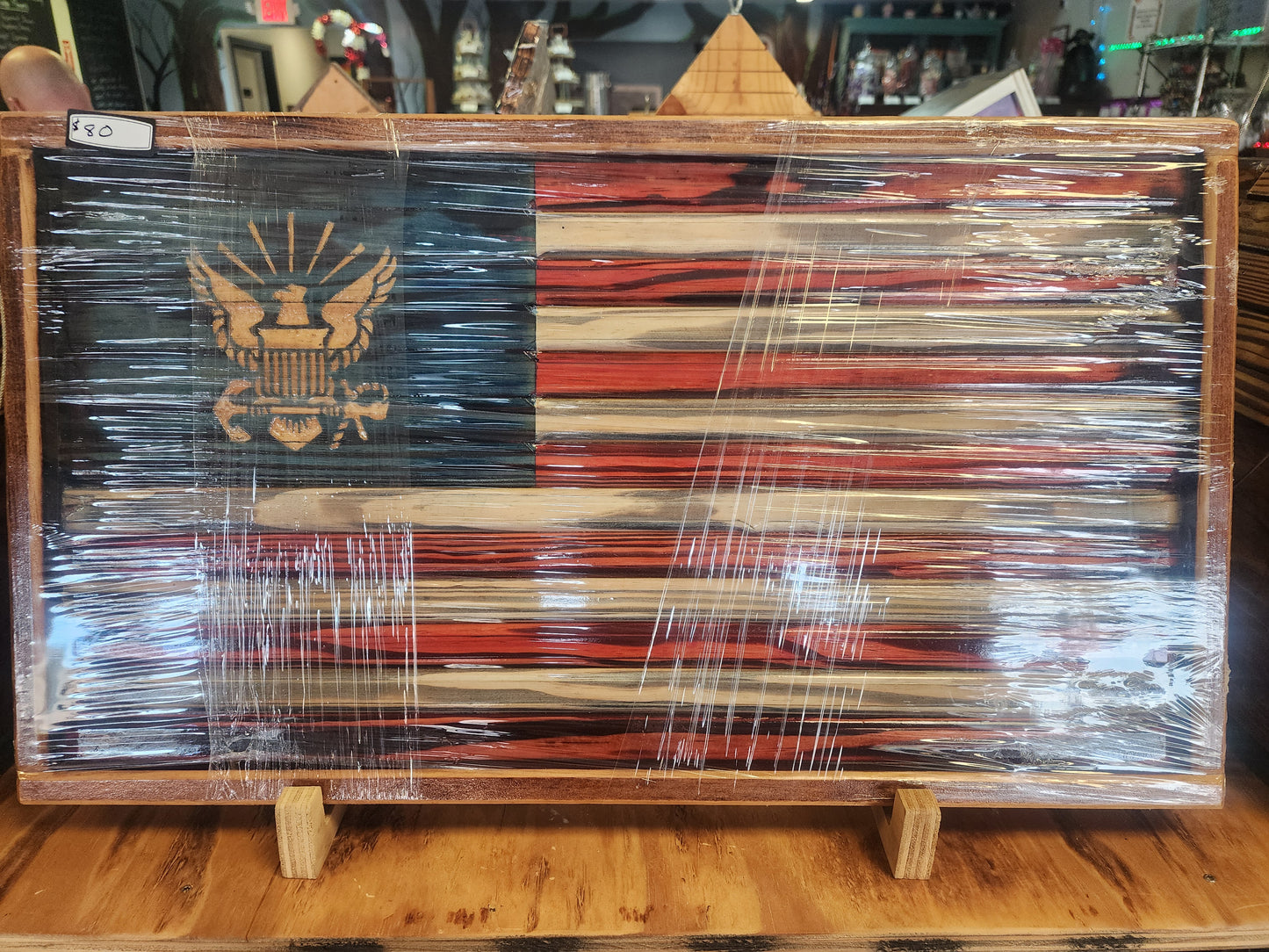 Wooden Armed Forces Flag (Framed)
