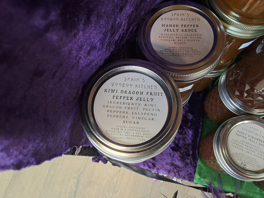 Kiwi Dragon Fruit Pepper Jelly