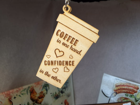 Coffee Cup Keychain