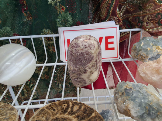 Lepidolite Egg