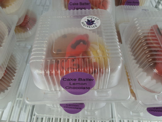 Crawfish Macaron (cake batter)