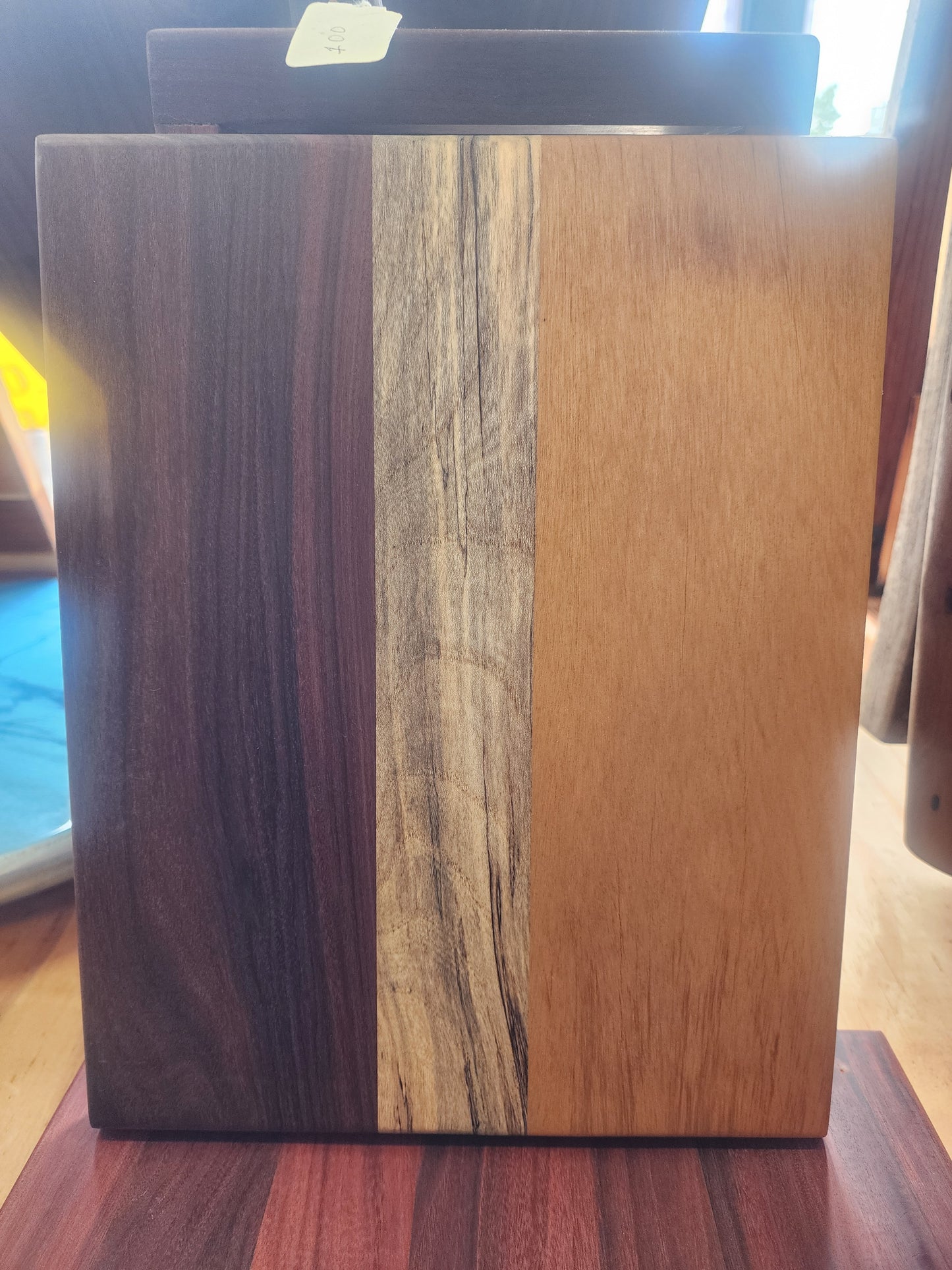Cutting Board (yellowheart, spotted maple, walnut)