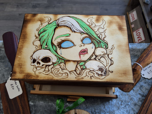 Zombie Girl Jewelry Box